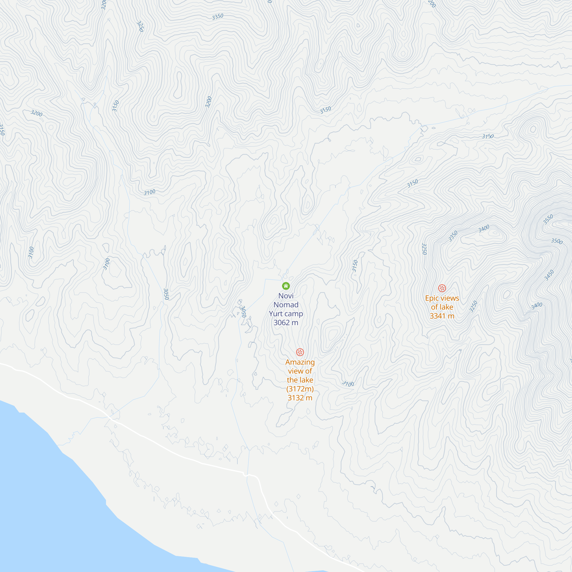 Novi Nomad Yurt camp map
