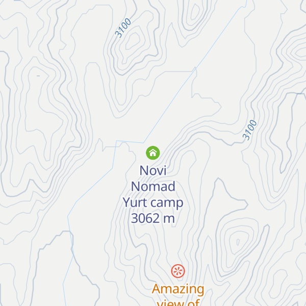 Map of Novi Nomad Yurt camp