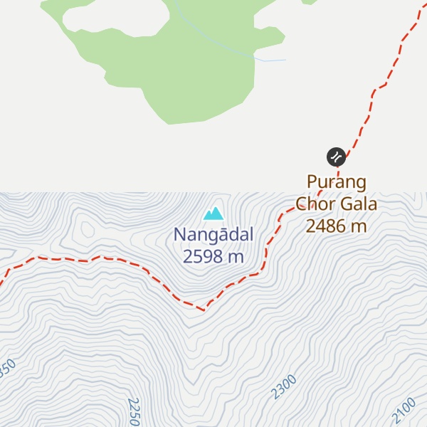 Map of Nangādal