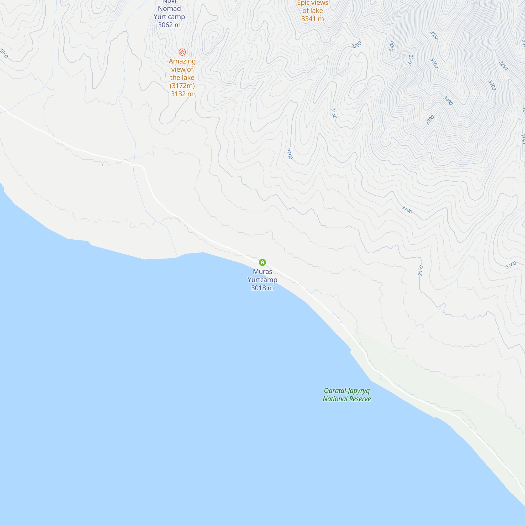 Muras Yurtcamp map
