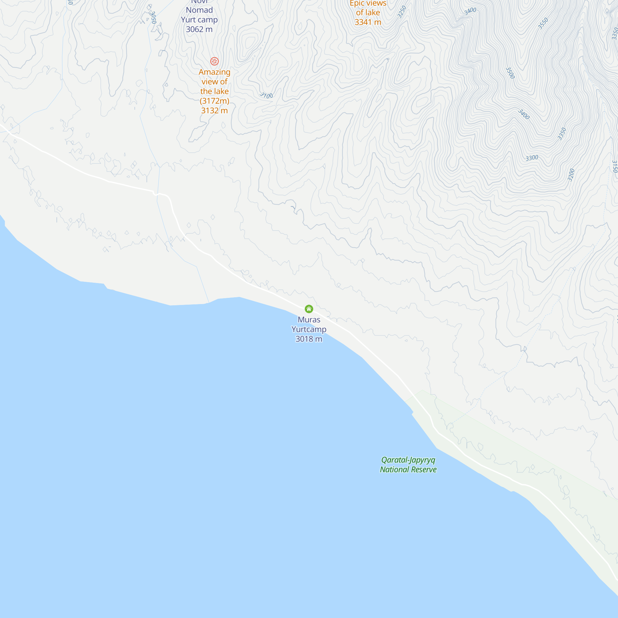 Muras Yurtcamp map