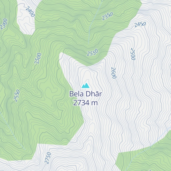 Map of Bela Dhār