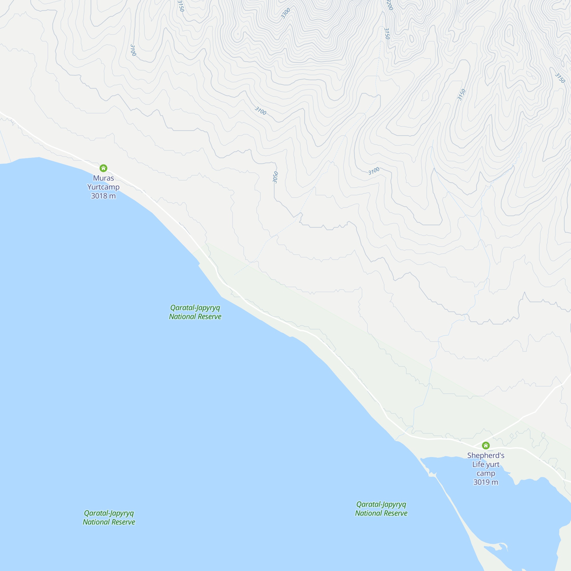 Rima Yurt Camp map