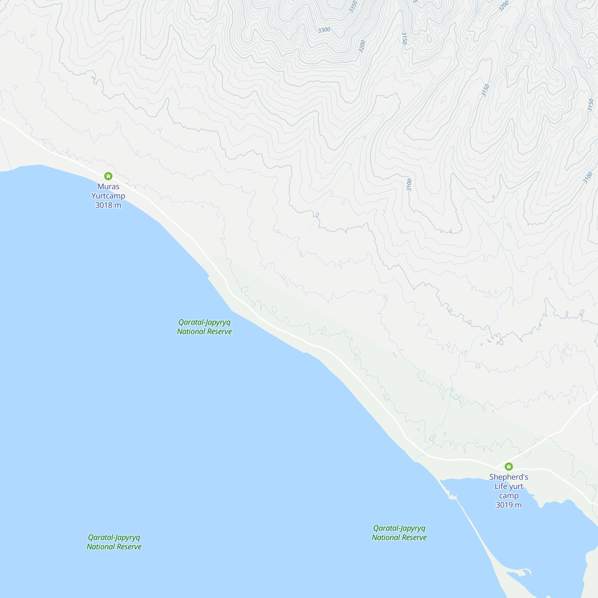 Rima Yurt Camp map