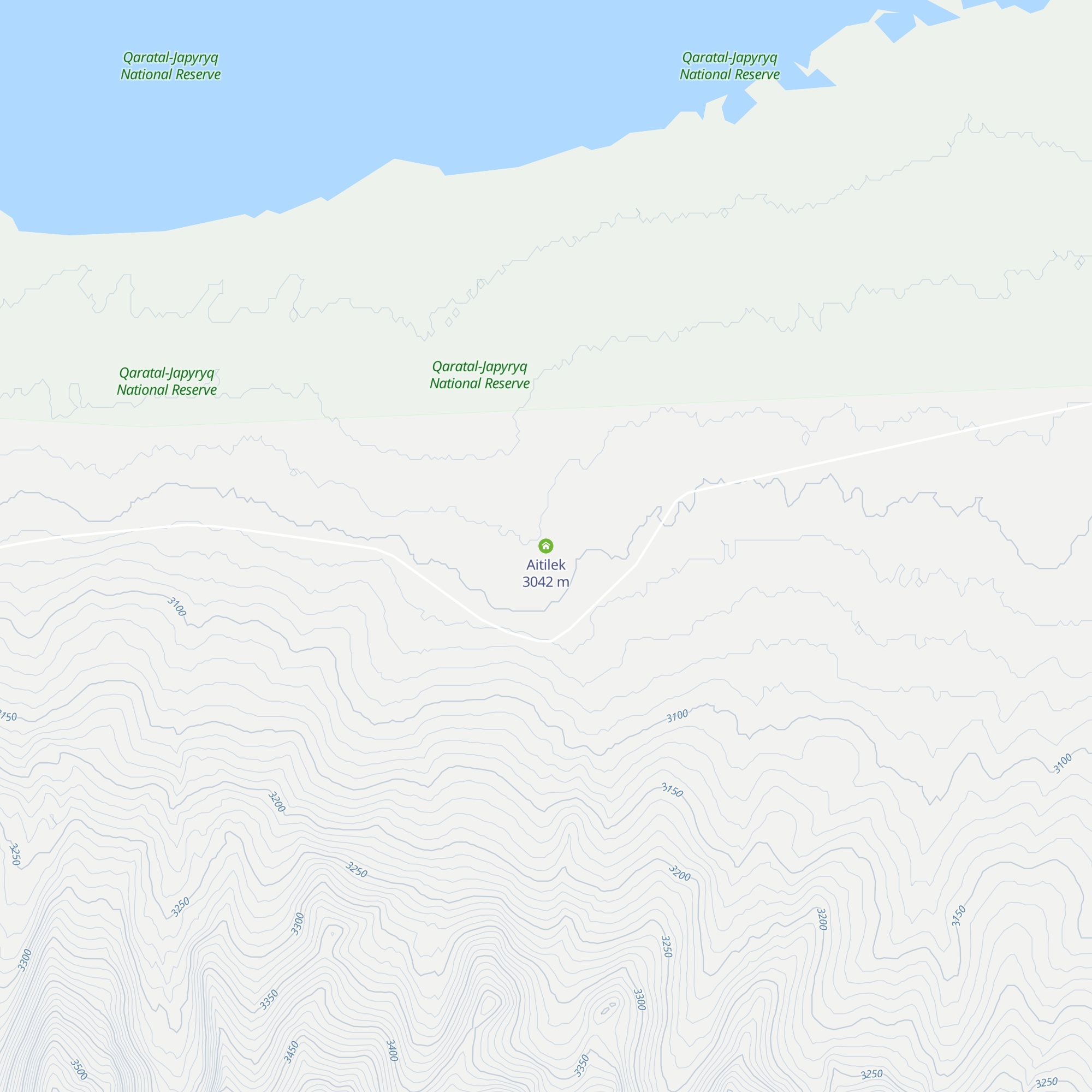 Aitilek map