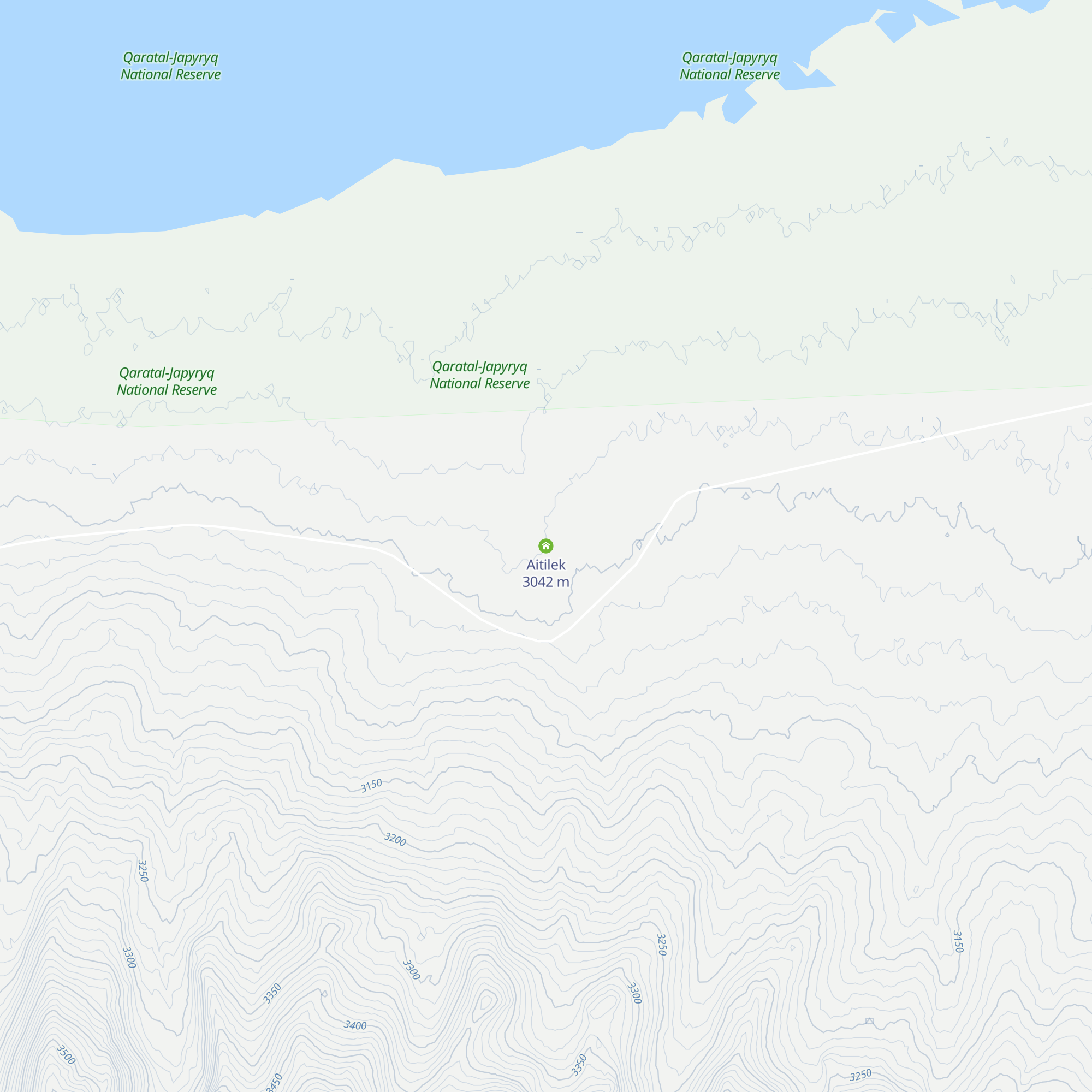 Aitilek map