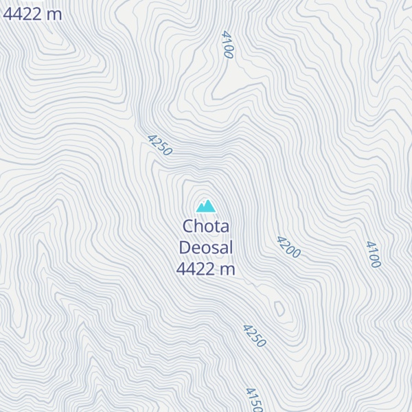 Map of Chota Deosal