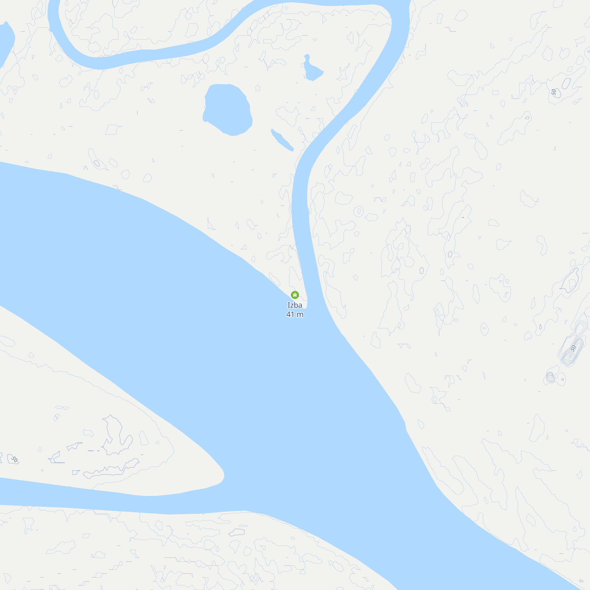 Izba map