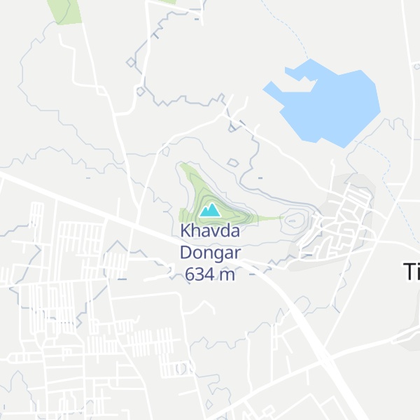 Map of Khavda Dongar