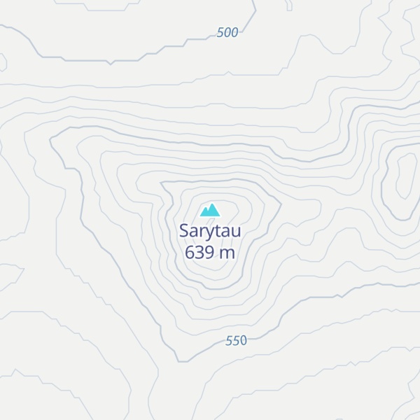 Map of Sarytau