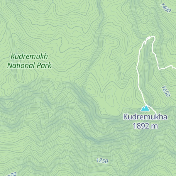 Map of Kudremukh