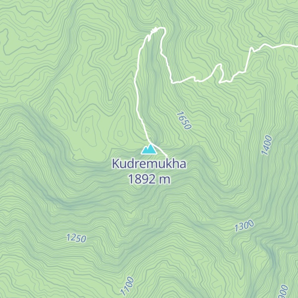 Map of Kudremukha