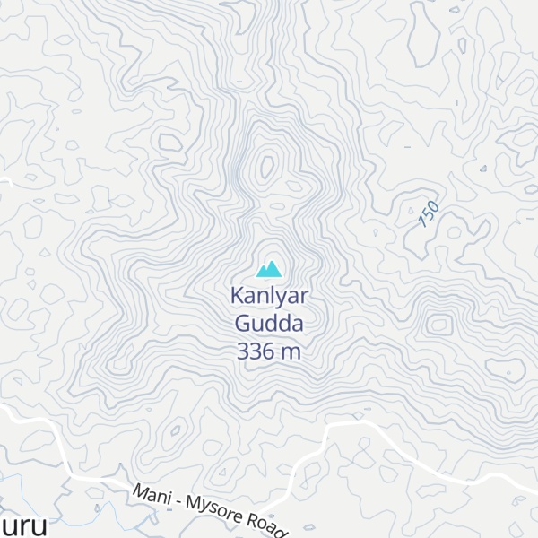 Map of Kanlyar Gudda