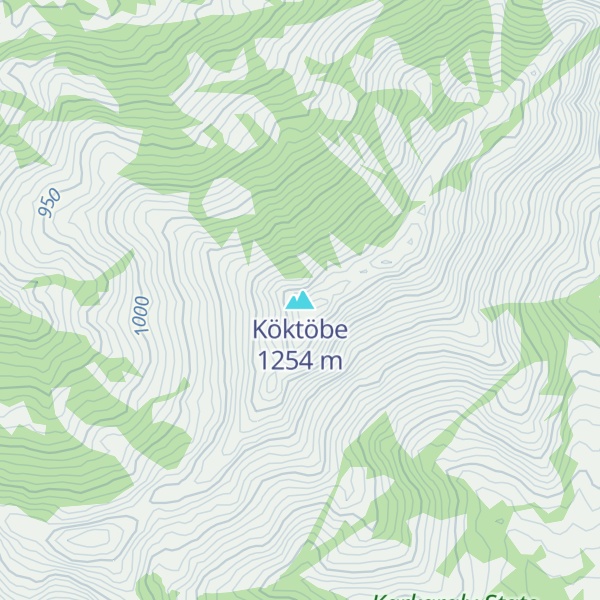Map of Köktöbe