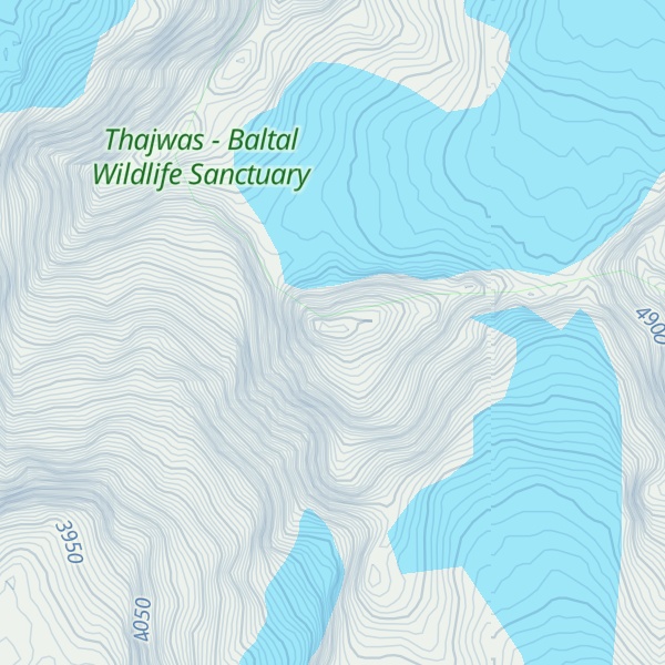 Map of Buttress peak