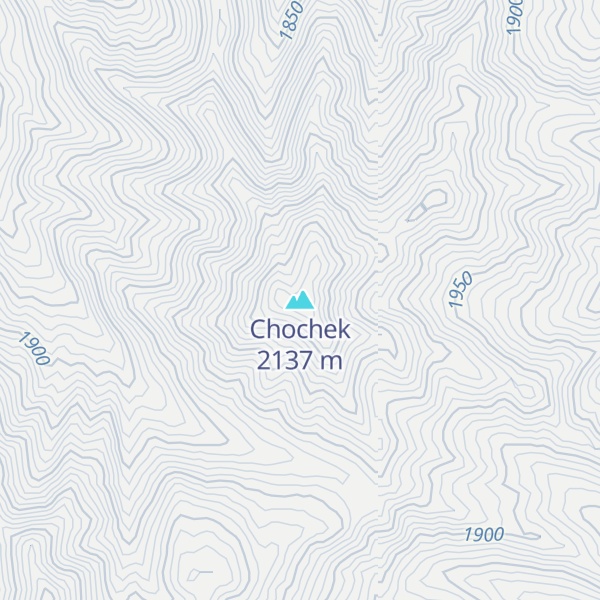 Map of Chochek
