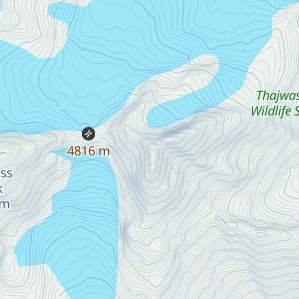 Map of Burdalau Peak