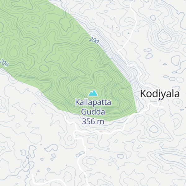 Map of Kallapatta Gudda