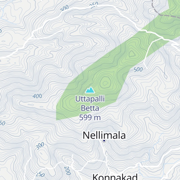 Map of Uttapalli Betta