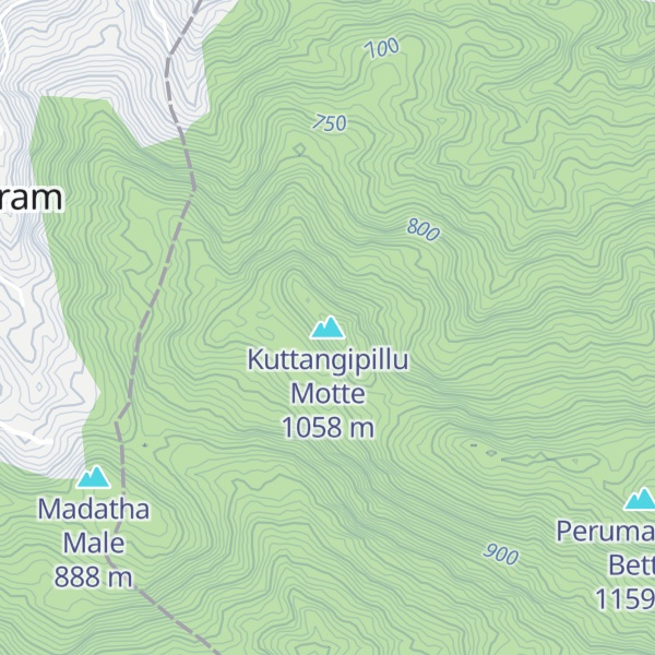 Map of Kuttangipillu Motte