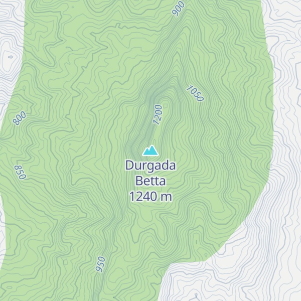 Map of Durgada Betta