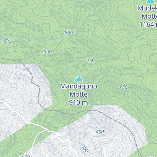 Map of Mandagunu Motte