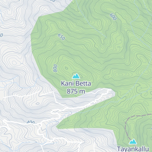 Map of Kani Betta