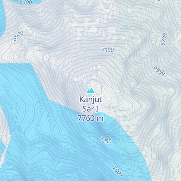 Map of Kanjut Sar I