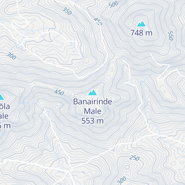 Map of Banairinde Male