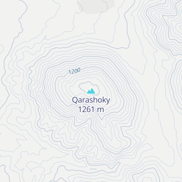 Map of Qarashoky