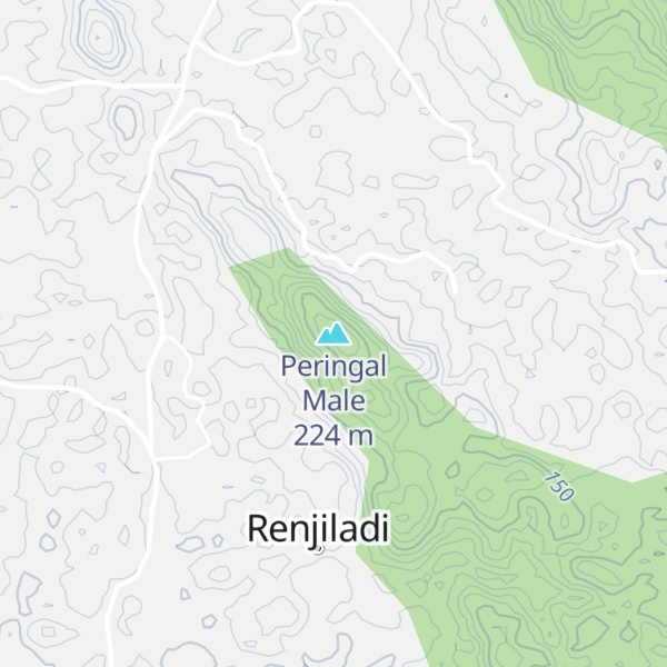 Map of Peringal Male