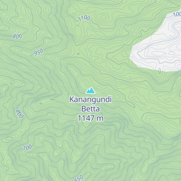 Map of Kanangundi Betta