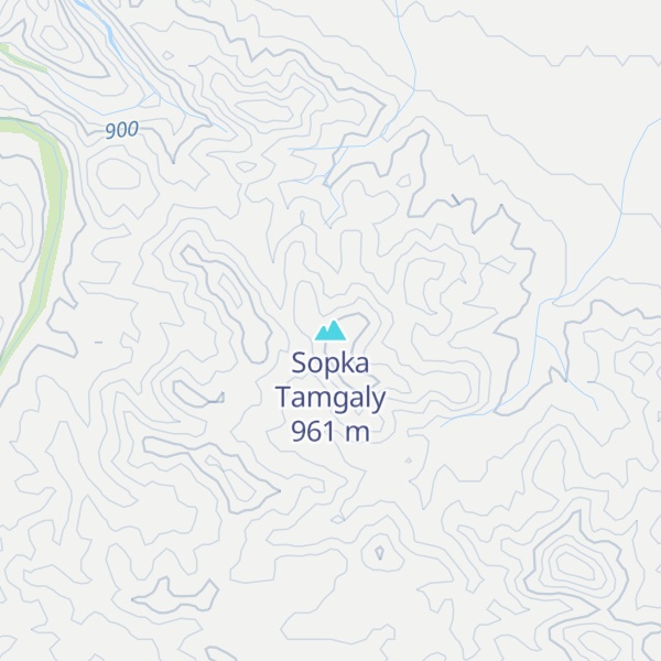 Map of Sopka Tamgaly