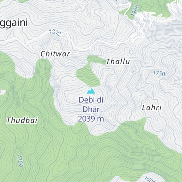 Map of Debi di Dhār