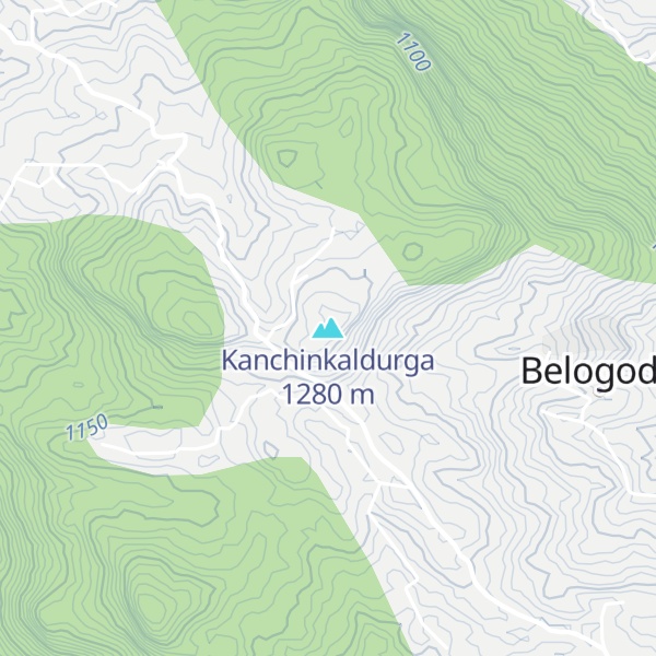 Map of Kanchinkaldurga