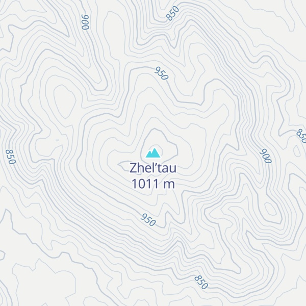 Map of Zhel’tau