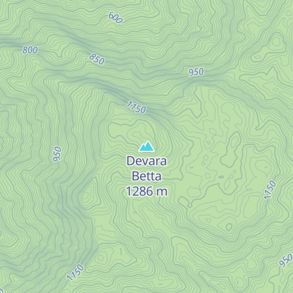 Map of Devara Betta