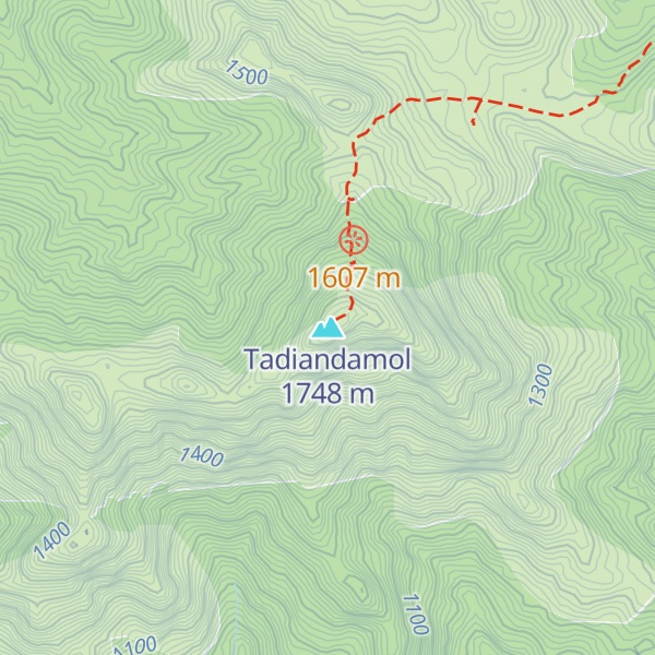 Map of Tadiandamol