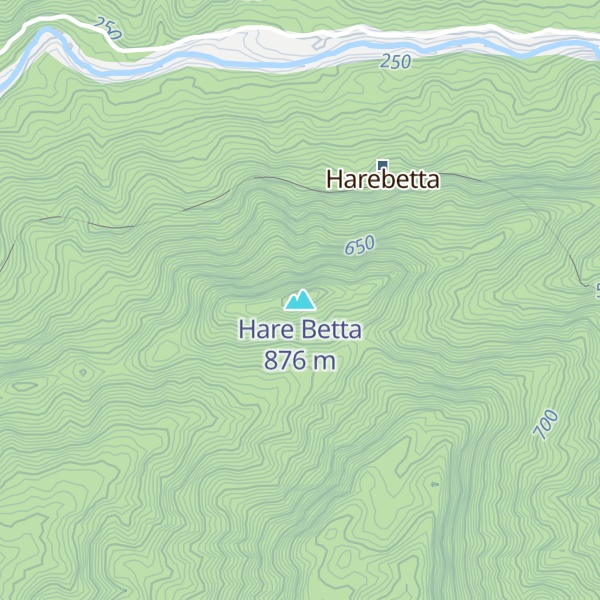 Map of Hare Betta