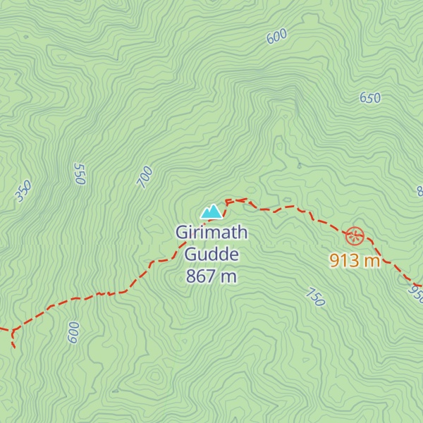 Map of Girimath Gudde