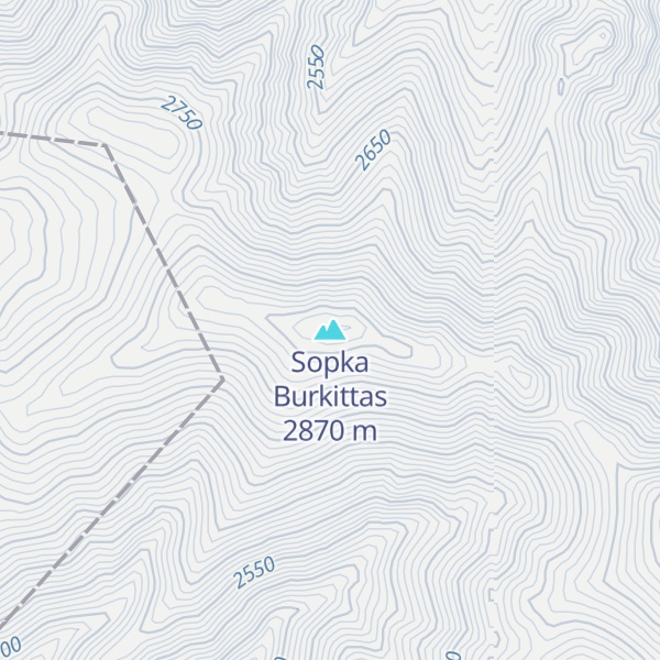 Map of Sopka Burkittas