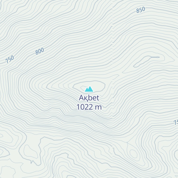 Map of Aқbet