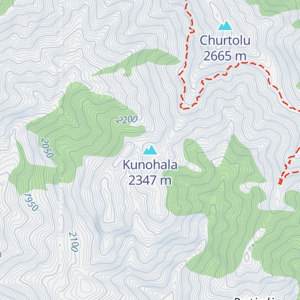 Map of Kunohala