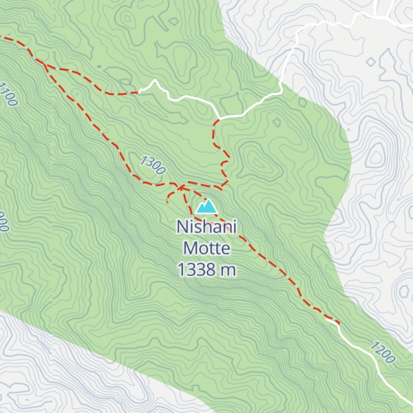 Map of Nishani Motte