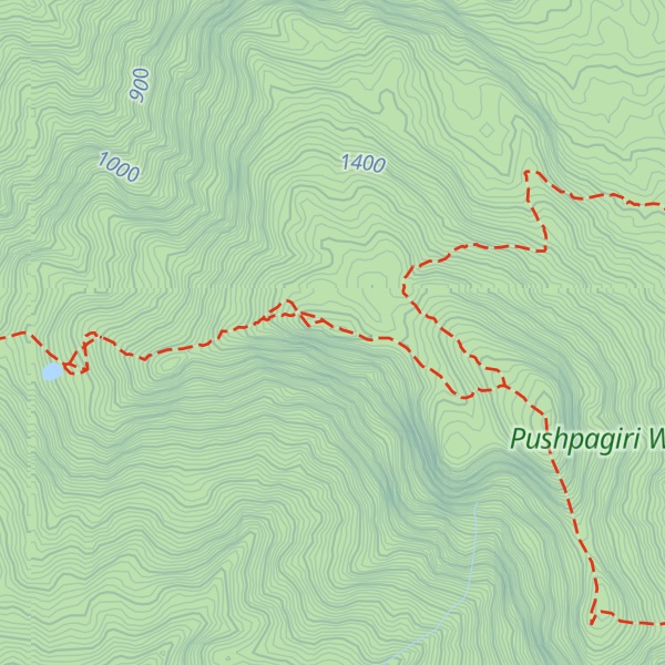 Map of Sesha Parvata