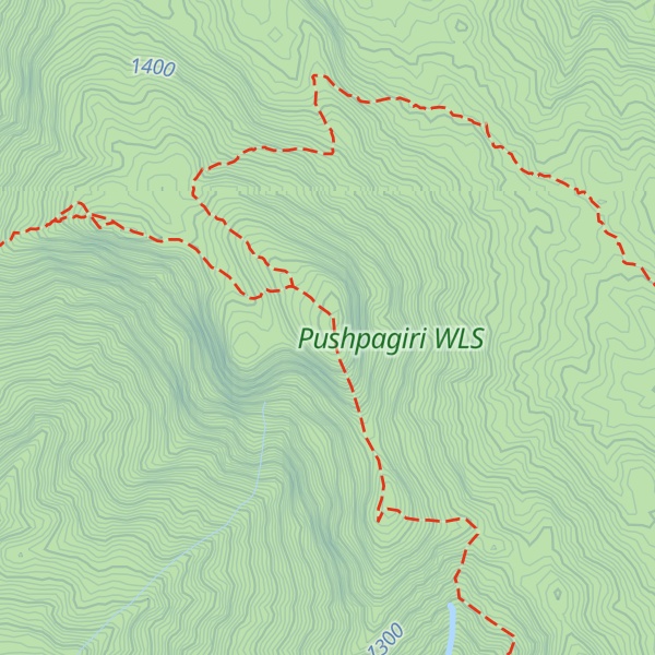 Map of Kumara Parvatha