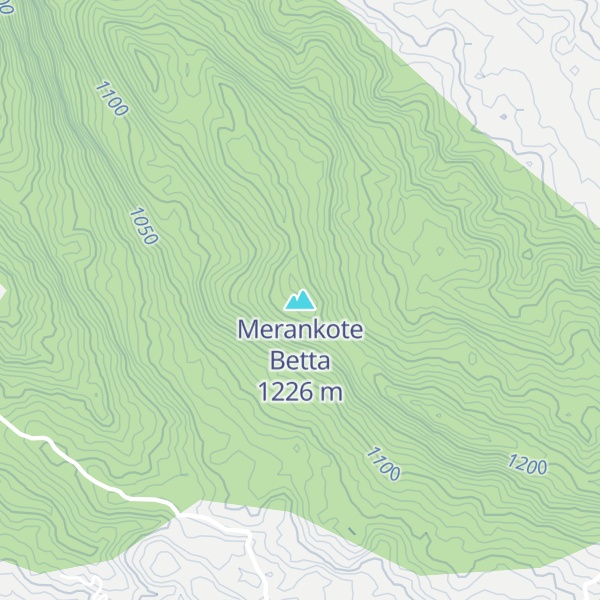 Map of Merankote Betta