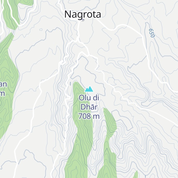 Map of Olu di Dhār