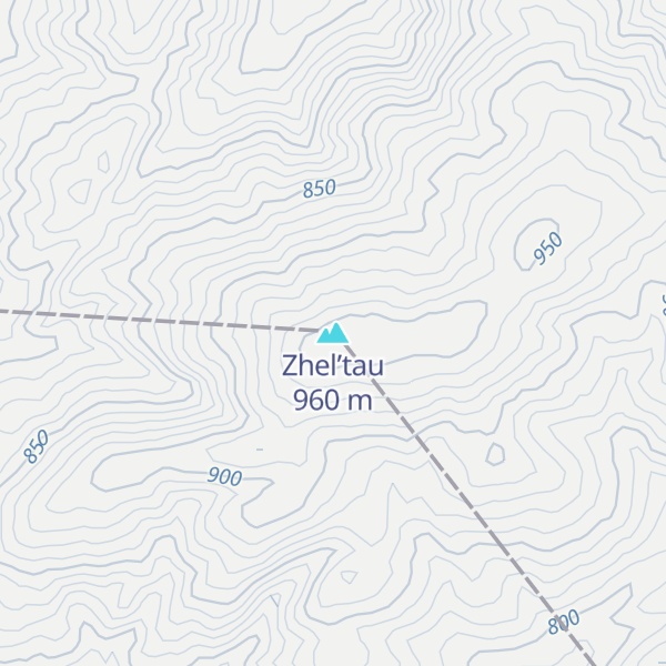 Map of Zhel’tau