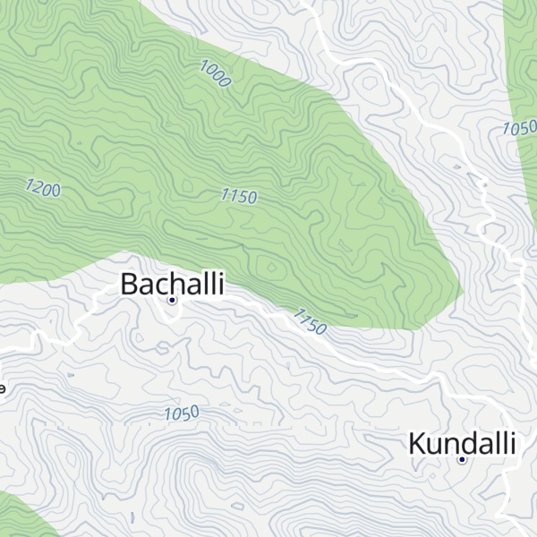 Map of Vonageri Betta